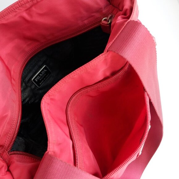 Authentic Preowned Prada Red Nylon Tote Bag - Picture 13 of 14